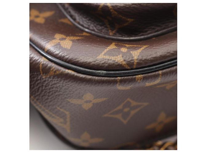 Borsa a Spalla Passy Louis Vuitton Marrone Nero Monogramma - vista 8