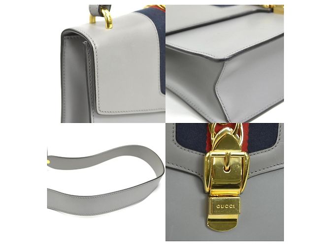 Borsa a Spalla Piccola Sylvie di Gucci Marrone - vista 3