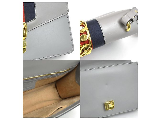 Borsa a Spalla Piccola Sylvie di Gucci Marrone - vista 4