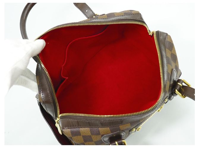 Borsa a mano Berkeley Damier Louis Vuitton Marrone - vista 4
