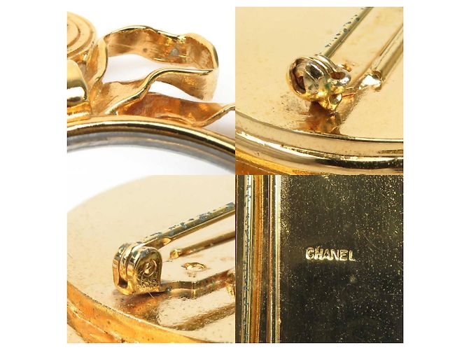 Spilla in metallo dorato a specchio Coco Mark di Chanel D'oro - vista 5