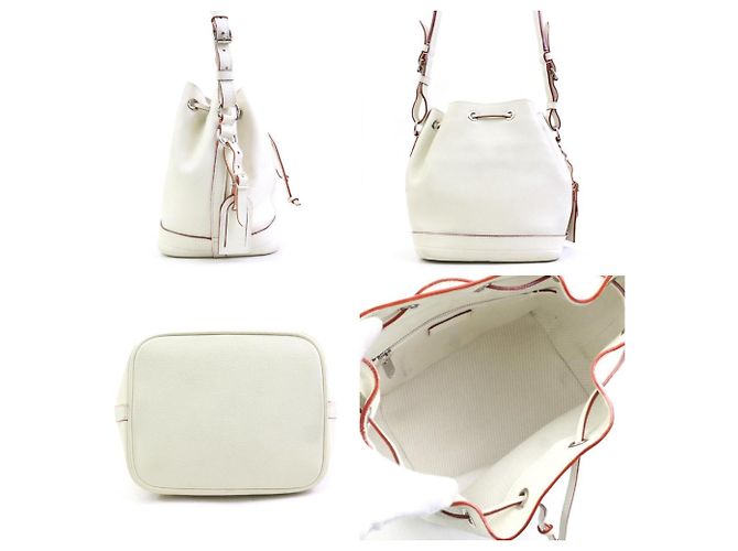 Noe Borsa a Spalla Noé BB Suhali di Louis Vuitton Bianco sporco - vista 2