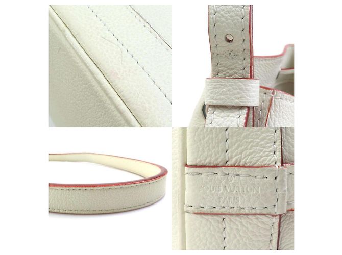 Noe Borsa a Spalla Noé BB Suhali di Louis Vuitton Bianco sporco - vista 4