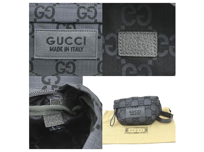 Borsa a tracolla/belt bag da uomo Gucci Marrone Nero - vista 5