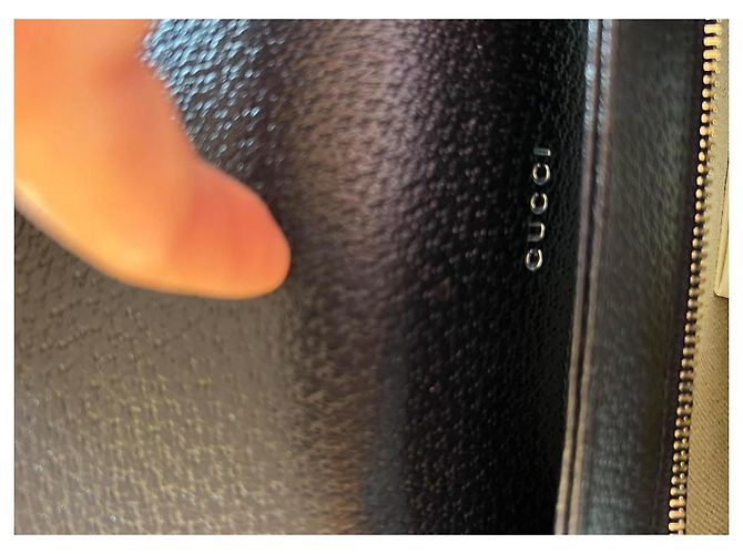 Borsa a mano Gucci 1955 Blu Navy in Tela - vista 6