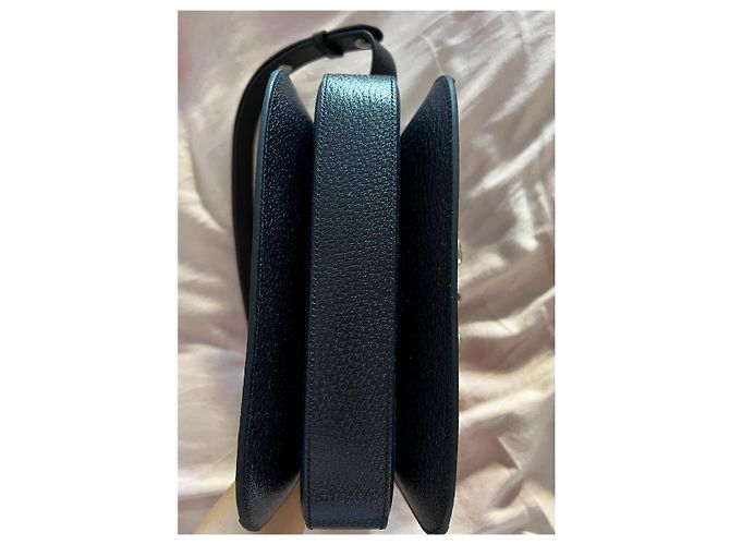 Borsa a mano Gucci 1955 Blu Navy in Tela - vista 8