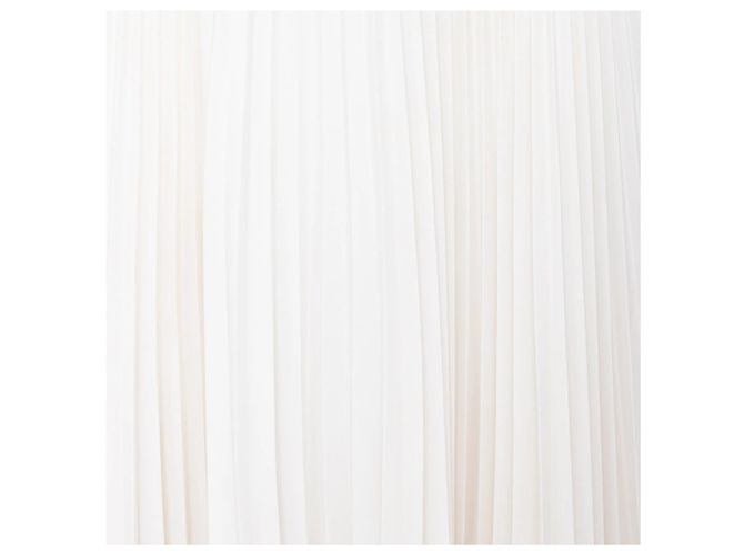 Vestido Plisado Tory Burch Blanco - vista 6