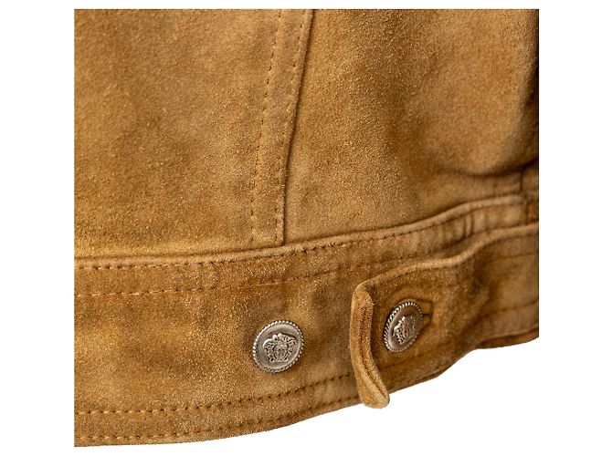 Chaqueta de ante Versace Jeans Couture Castaño - vista 11