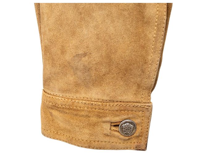 Chaqueta de ante Versace Jeans Couture Castaño - vista 12