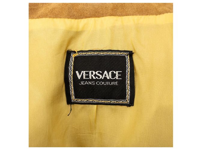 Chaqueta de ante Versace Jeans Couture Castaño - vista 14