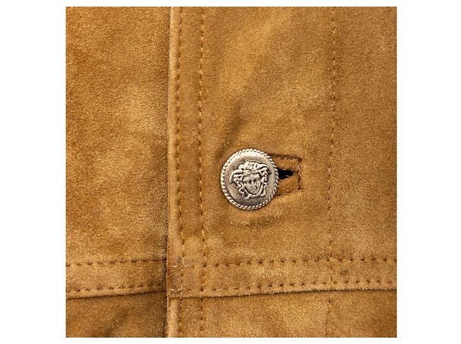 Chaqueta de ante Versace Jeans Couture Castaño - vista 8