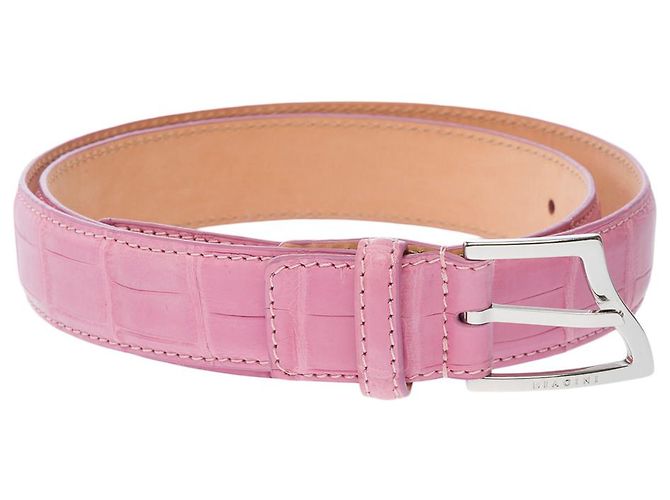 Autre Marque UNSIGNED Accessory in Pink Crocodile - 102806 - view 2