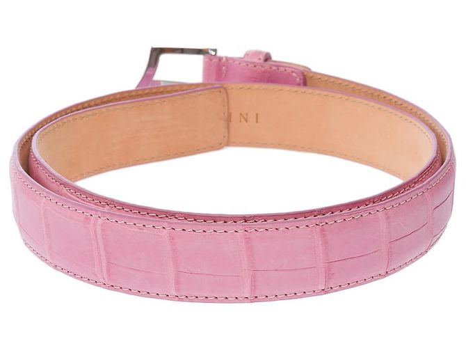 Autre Marque UNSIGNED Accessory in Pink Crocodile - 102806 - view 3