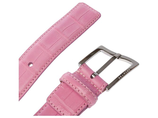 Autre Marque UNSIGNED Accessory in Pink Crocodile - 102806 - view 6