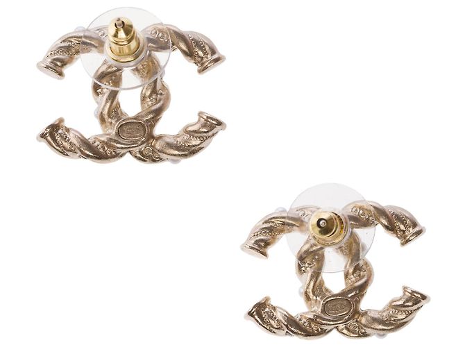 Gioielli CHANEL CC in Metallo Dorato - 102819 D'oro - vista 3