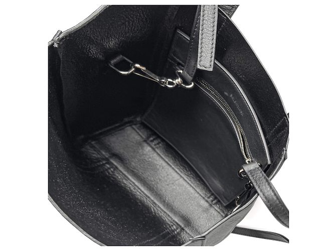 Everyday Balenciaga Borsa a tracolla in pelle XXS quotidiana nera Nero - vista 13