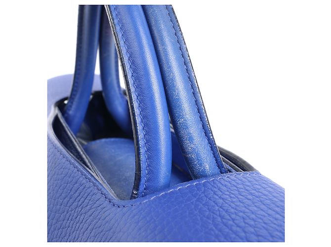 Bolsa de couro Diorever Medium 2Way da Dior em azul - vista 10