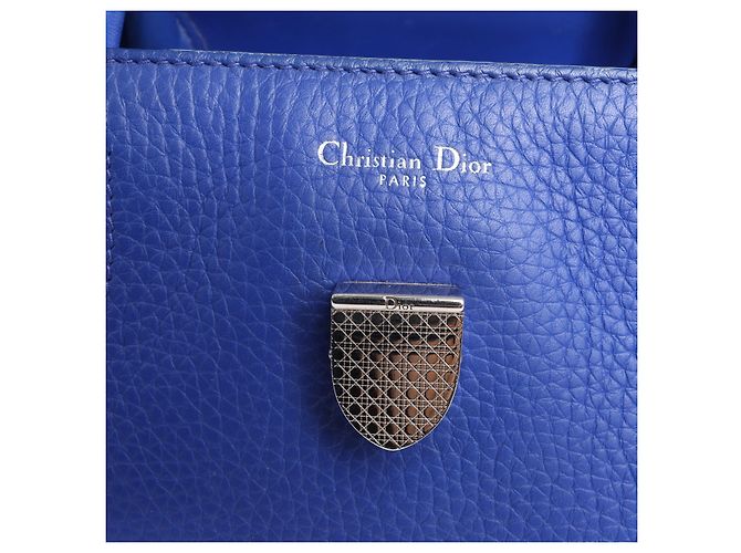 Bolsa de couro Diorever Medium 2Way da Dior em azul - vista 19