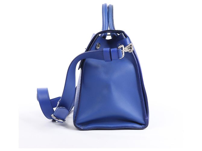 Bolsa de couro Diorever Medium 2Way da Dior em azul - vista 3
