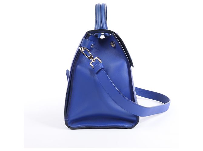 Bolsa de couro Diorever Medium 2Way da Dior em azul - vista 5