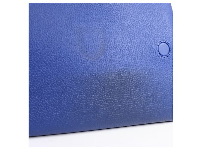 Bolsa de couro Diorever Medium 2Way da Dior em azul - vista 6