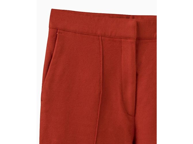 Céline Hose, Modell Flow FW2016 von Phoebe Philo. Orange - Ansicht 2