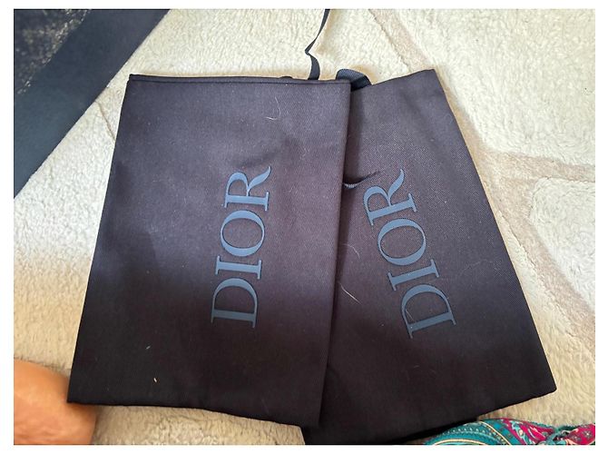 Derby Christian Dior in vernice nera Nero - vista 9
