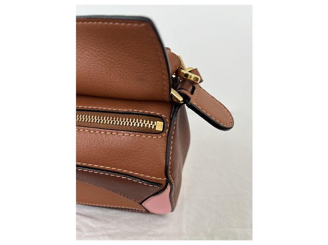 Loewe Puzzle Bag Mini Braun Pink - Ansicht 11