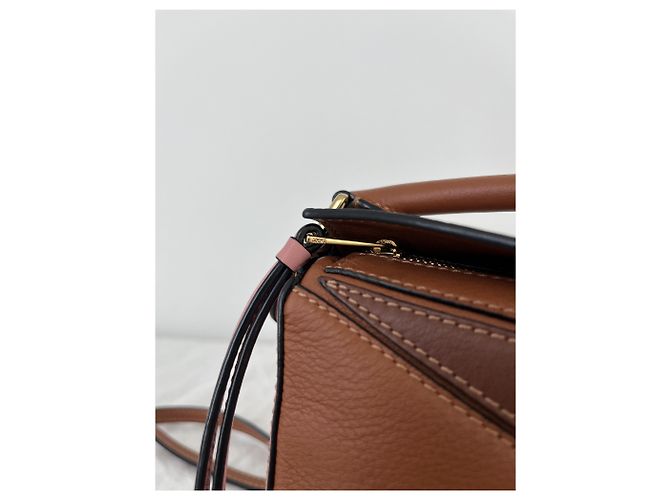 Loewe Puzzle Bag Mini Braun Pink - Ansicht 13