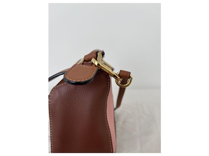 Loewe Puzzle Bag Mini Braun Pink - Ansicht 14