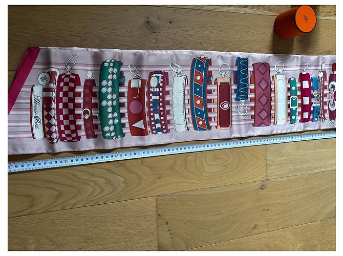 Maxi Twilly Hermès Collares de Perro Rosa - vista 10