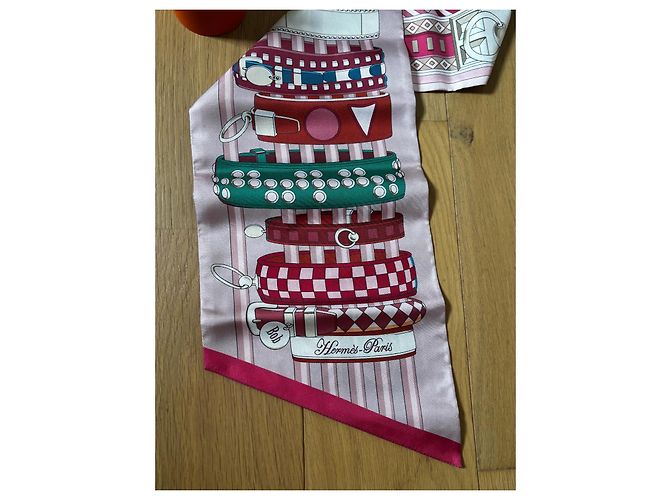 Maxi Twilly Hermès Collares de Perro Rosa - vista 3