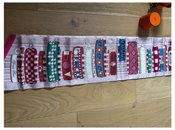 Maxi Twilly Hermès Collares de Perro Rosa - vista 7