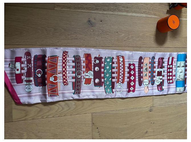 Maxi Twilly Hermès Collares de Perro Rosa - vista 9
