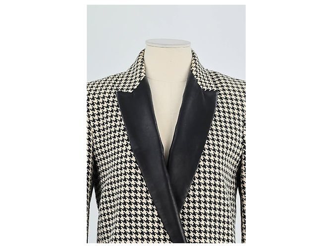 Pablo De Gerard Darel Blazer de algodón negro - vista 2