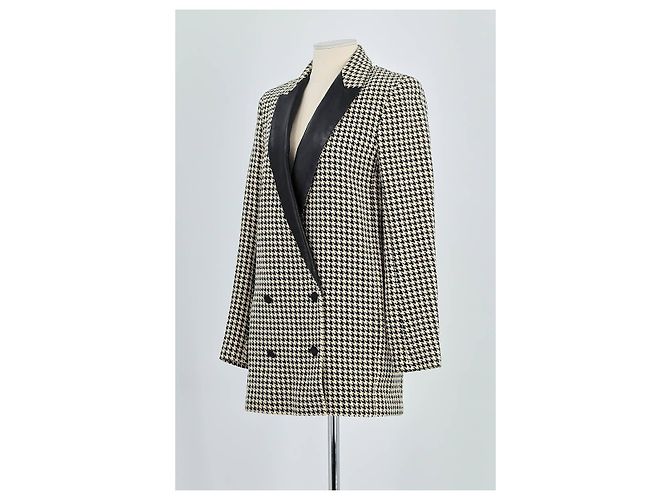 Pablo De Gerard Darel Blazer de algodón negro - vista 4
