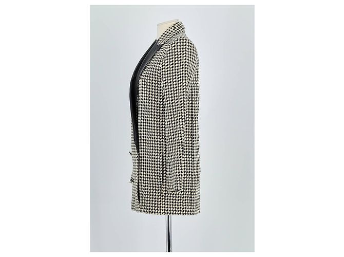 Pablo De Gerard Darel Blazer de algodón negro - vista 5