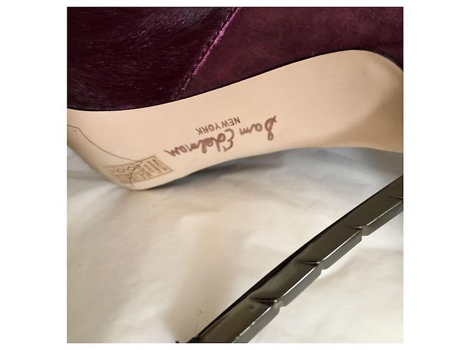 Sam Edelman Impresionantes botines de tacón alto burdeos Púrpura - vista 10