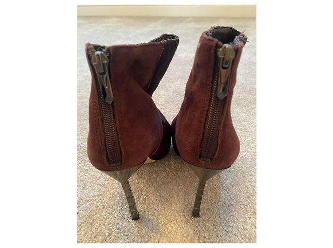 Sam Edelman Impresionantes botines de tacón alto burdeos Púrpura - vista 2