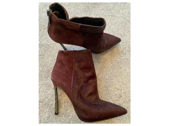 Sam Edelman Impresionantes botines de tacón alto burdeos Púrpura - vista 7