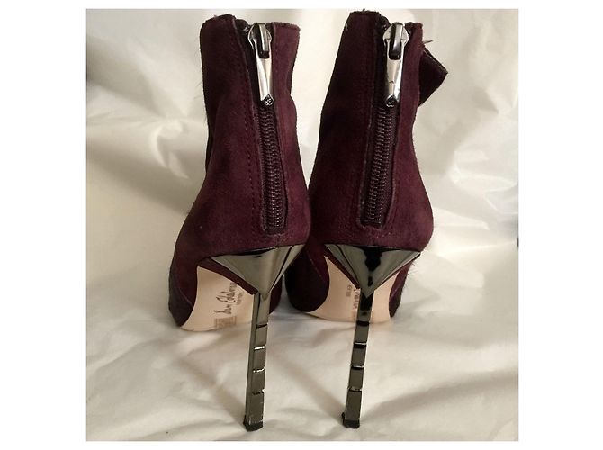Sam Edelman Impresionantes botines de tacón alto burdeos Púrpura - vista 9