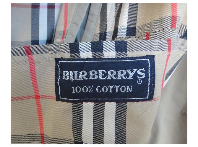 Impermeabile Burberry Khaki in Cotone Cachi - vista 6