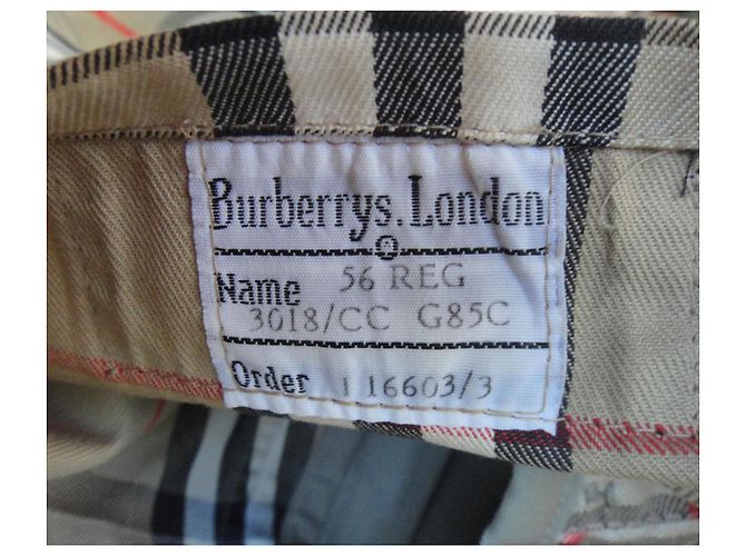 Impermeabile Burberry Khaki in Cotone Cachi - vista 7