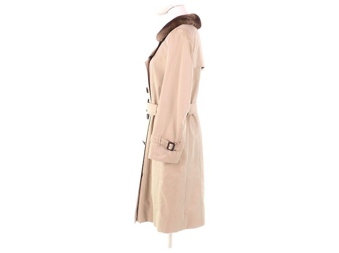 Trench coat de piel Rex de Burberry Londres Beige - vista 2