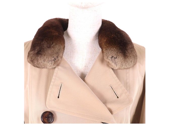 Trench coat de piel Rex de Burberry Londres Beige - vista 4
