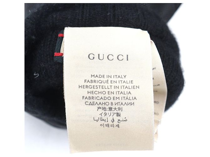 Gants de ski Gucci Gants en cuir Noir - vue 10