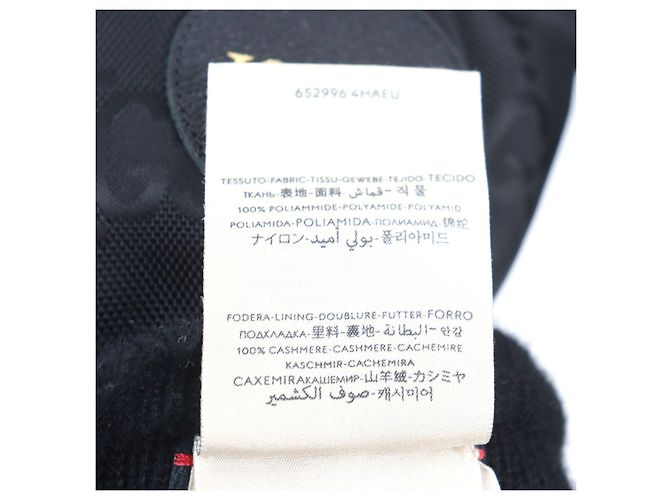 Gants de ski Gucci Gants en cuir Noir - vue 11