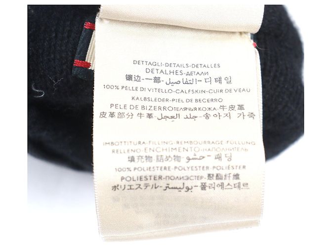 Gants de ski Gucci Gants en cuir Noir - vue 12