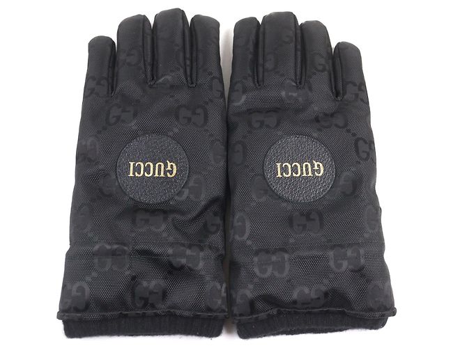 Gants de ski Gucci Gants en cuir Noir - vue 3