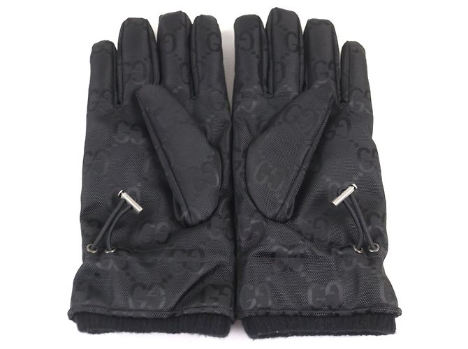 Gants de ski Gucci Gants en cuir Noir - vue 4